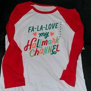 Christmas Hallmark channel long sleeve t-shirt